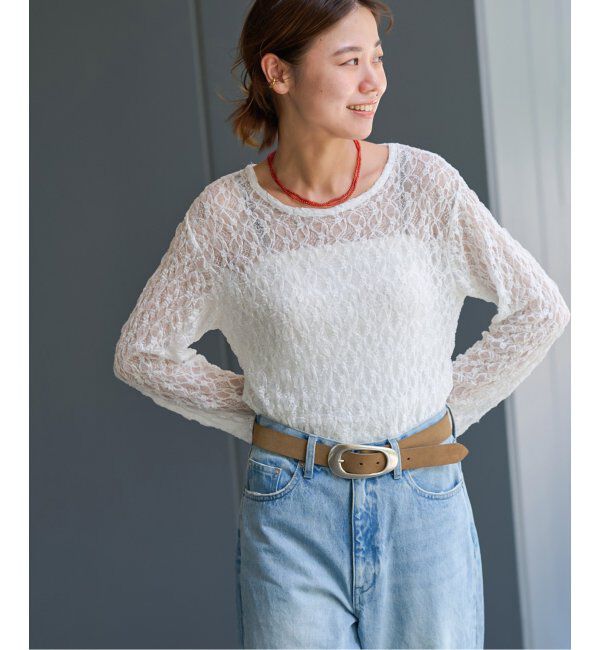JOURNAL STANDARD relume「シアーレースロングスリーブTEE」|Tシャツ・カットソー|
