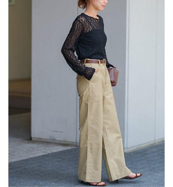 JOURNAL STANDARD relume「シアーレースロングスリーブTEE」|Tシャツ・カットソー|