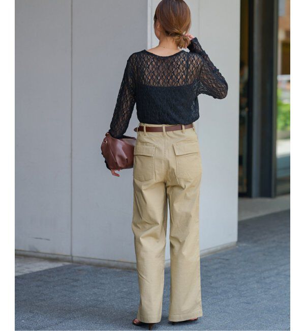 JOURNAL STANDARD relume「シアーレースロングスリーブTEE」|Tシャツ・カットソー|