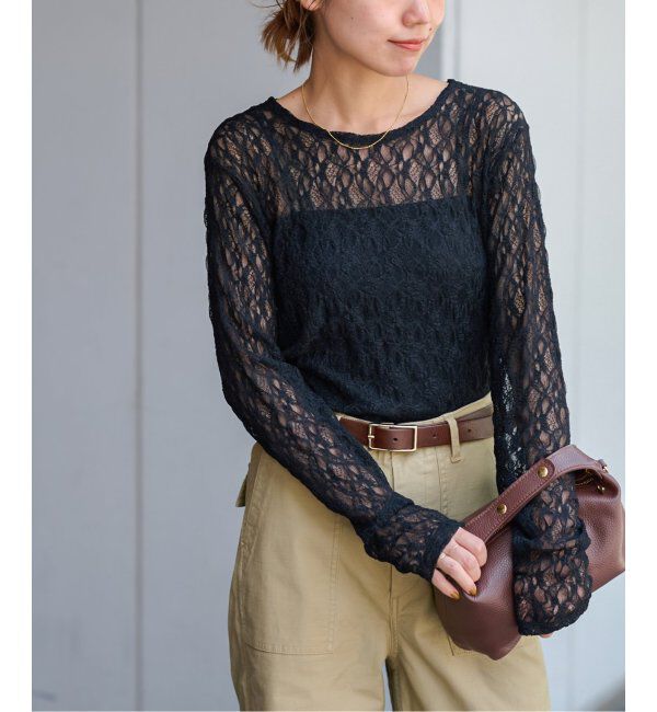 JOURNAL STANDARD relume「シアーレースロングスリーブTEE」|Tシャツ・カットソー|