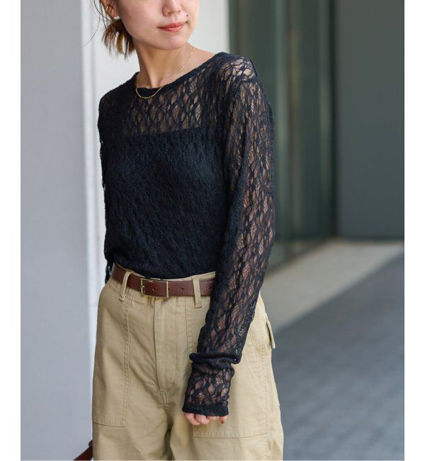 JOURNAL STANDARD relume「シアーレースロングスリーブTEE」|Tシャツ・カットソー|