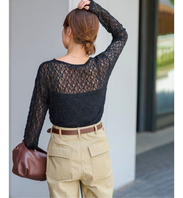 JOURNAL STANDARD relume「シアーレースロングスリーブTEE」|Tシャツ・カットソー|