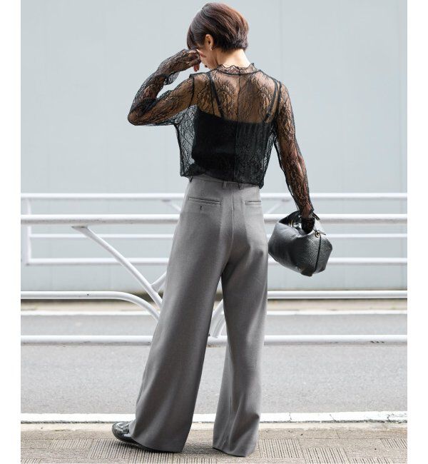 JOURNAL STANDARD relume「ラッセルストレッチレースハイネック」|Tシャツ・カットソー|