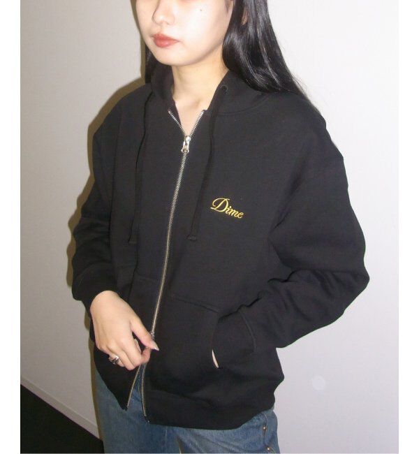 Oriens JOURNAL STANDARD「【Dime/ダイム】 CURSIVE ZIP-HOODIE」|パーカー|