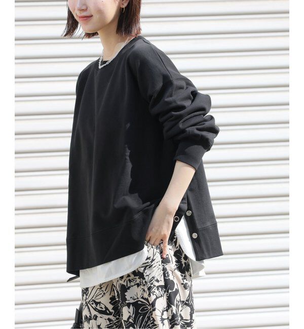 JOURNAL STANDARD relume「《追加》コットンリングドットスウェット」|スウェット・ジャージ|ブラック