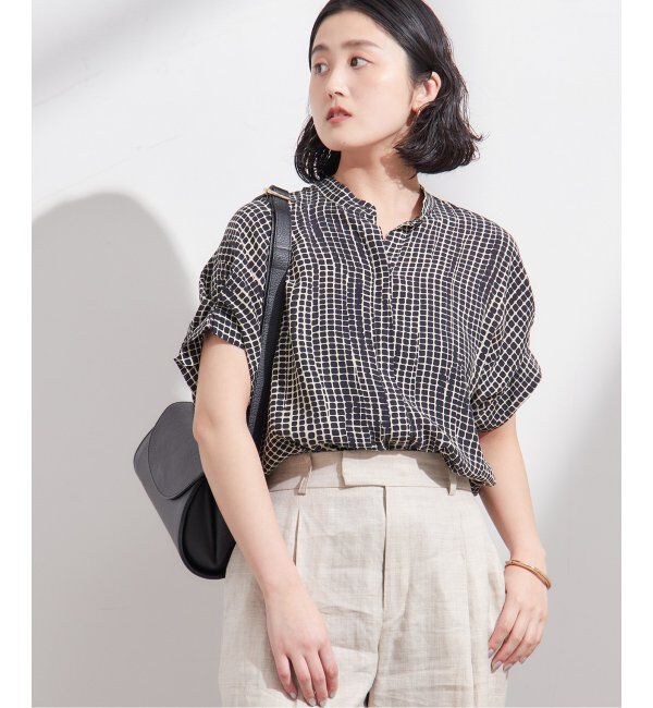 journal standard L'essage「《SP》DEVEAUX モノトーンシャツ」|シャツ・ブラウス|ブラック C