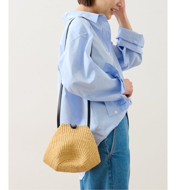 journal standard L'essage「【INES BRESSAND/イネス ブレッサンド】MINI SHELL(S)：ショルダーバッグ」|ショルダー・メッセンジャー|ナチュラル