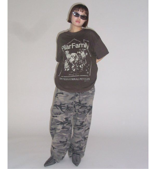 Oriens JOURNAL STANDARD「【OPEN YY / オープンワイワイ】 Knitted PET CLUB HOUSE TEE YY252TS007」|Tシャツ・カットソー|