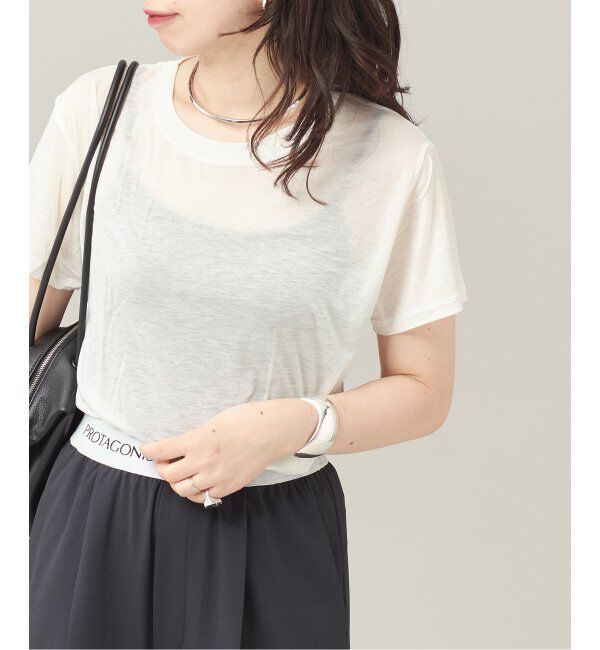 journal standard L'essage「【BASERANGE/ベースレンジ】TEE SHIRT：Tシャツ」|Tシャツ・カットソー|ナチュラル