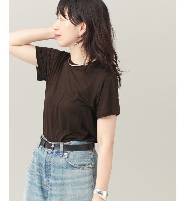 journal standard L'essage「【BASERANGE/ベースレンジ】TEE SHIRT：Tシャツ」|Tシャツ・カットソー|ブラウン