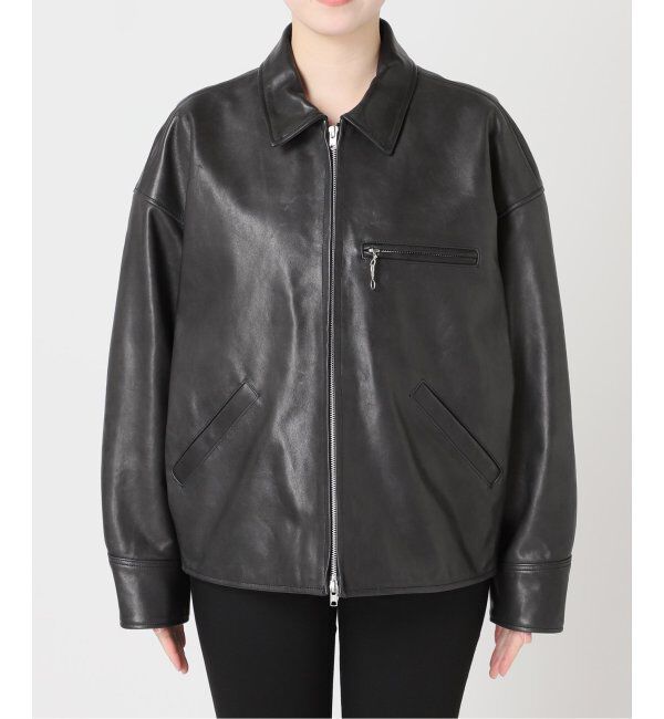 JOURNAL STANDARD「別注【Schott/ショット】LEATHER TRACKER JACKET SMU」|ライダースジャケット|