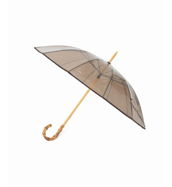 journal standard L'essage「《追加》【TRADITIONAL WEATHERWEAR】CLEAR UMBRELLA BAMBOO：傘」|傘|