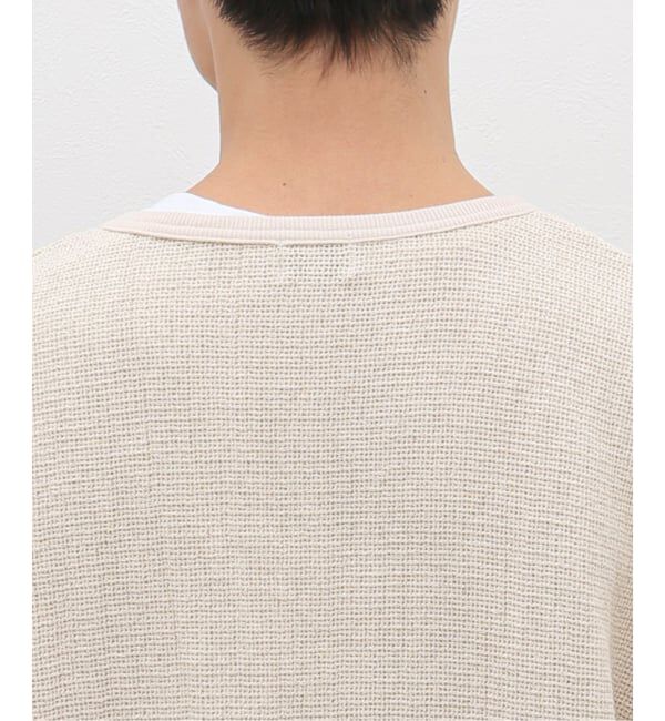 J.S.Homestead「J.S.Homestead /  レノ メッシュ ファブリック ロンT」|Tシャツ・カットソー|