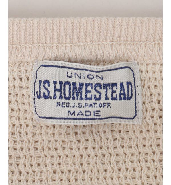 J.S.Homestead「J.S.Homestead /  レノ メッシュ ファブリック ロンT」|Tシャツ・カットソー|