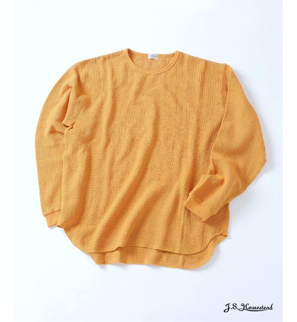 J.S.Homestead「J.S.Homestead /  レノ メッシュ ファブリック ロンT」|Tシャツ・カットソー|