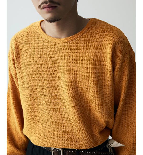 J.S.Homestead「J.S.Homestead /  レノ メッシュ ファブリック ロンT」|Tシャツ・カットソー|