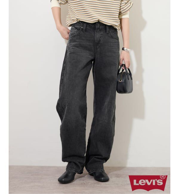 JOURNAL STANDARD relume「【LEVI'S/リーバイス】BAGGY DAD BARREL：デニムパンツ」|デニム|ブラック A