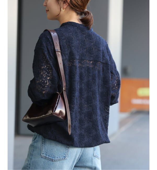 JOURNAL STANDARD「《追加2》スタンドカラーレースブラウス」|シャツ・ブラウス|