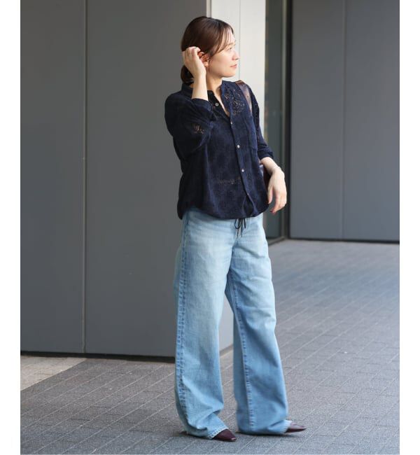 JOURNAL STANDARD「《追加2》スタンドカラーレースブラウス」|シャツ・ブラウス|