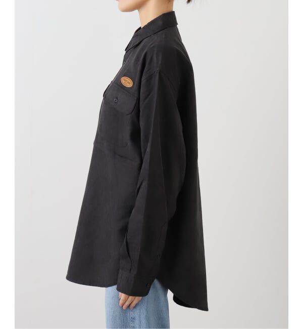journal standard L'essage「【PARROTT CANVAS/パロットキャンバス】 CPO Shirt-Polyester suede：シャツ」|シャツ・ブラウス|