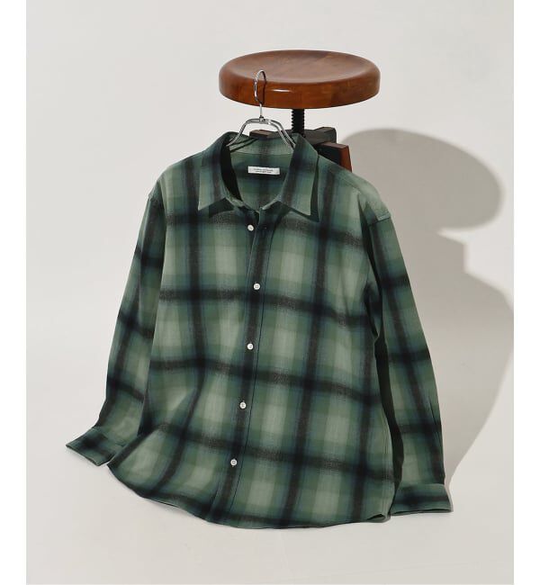 JOURNAL STANDARD「オンブレチェック フランネルシャツ  2」|シャツ・ブラウス|グレーB