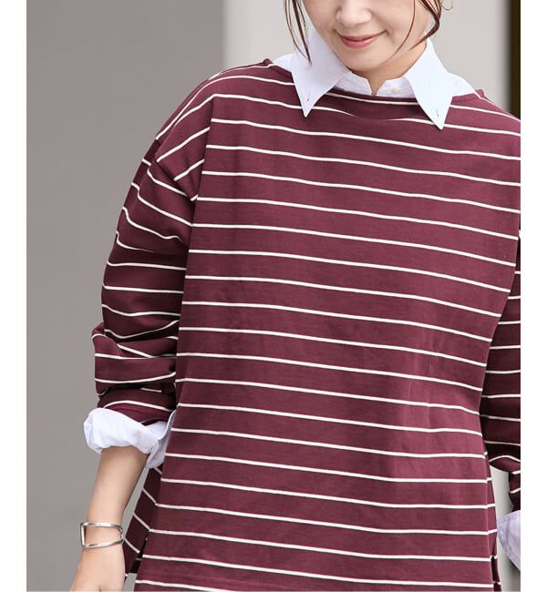 JOURNAL STANDARD「《予約》カラーボーダーリラックスCS」|Tシャツ・カットソー|