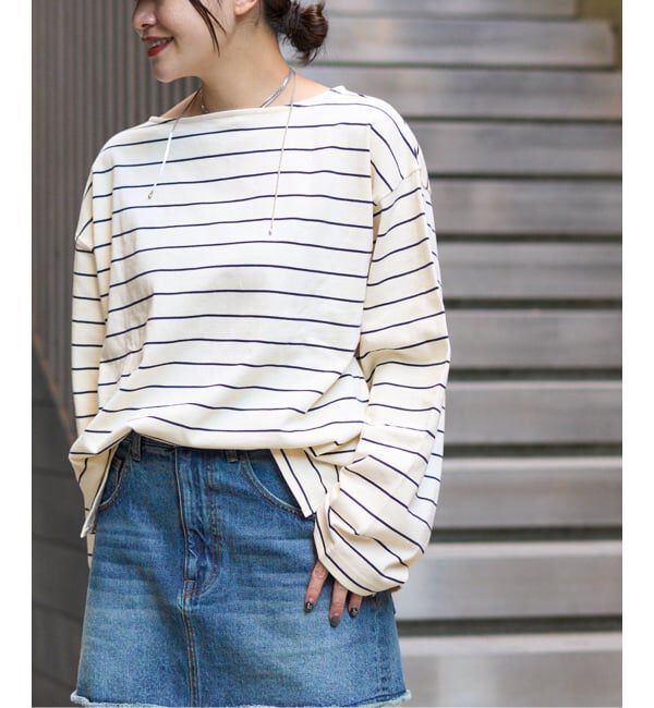 JOURNAL STANDARD「《予約》カラーボーダーリラックスCS」|Tシャツ・カットソー|