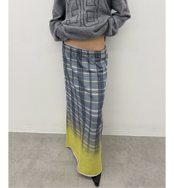 Oriens JOURNAL STANDARD「チェックグラディエントスカート」|スカート|