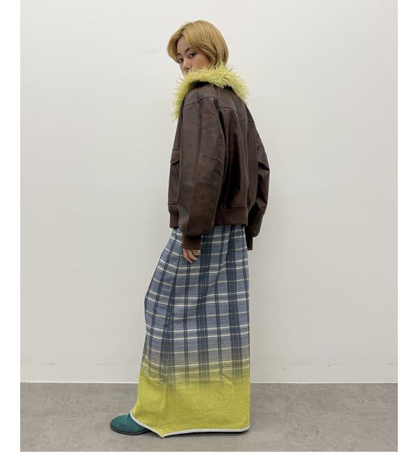 Oriens JOURNAL STANDARD「チェックグラディエントスカート」|スカート|