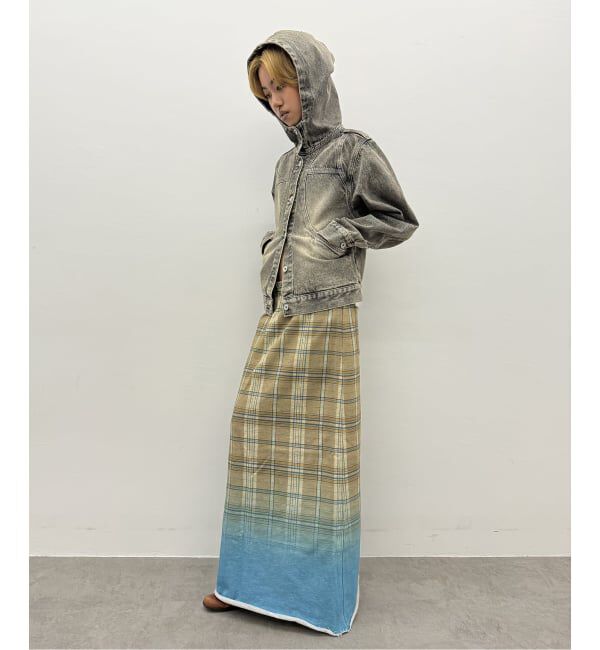 Oriens JOURNAL STANDARD「チェックグラディエントスカート」|スカート|