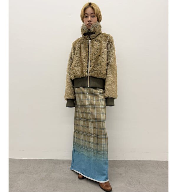 Oriens JOURNAL STANDARD「チェックグラディエントスカート」|スカート|