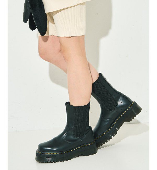 U by SPICK&SPAN「【Dr.Martens/ドクターマーチン】 2976 Hi Quar Squared」|ショートブーツ|ブラック