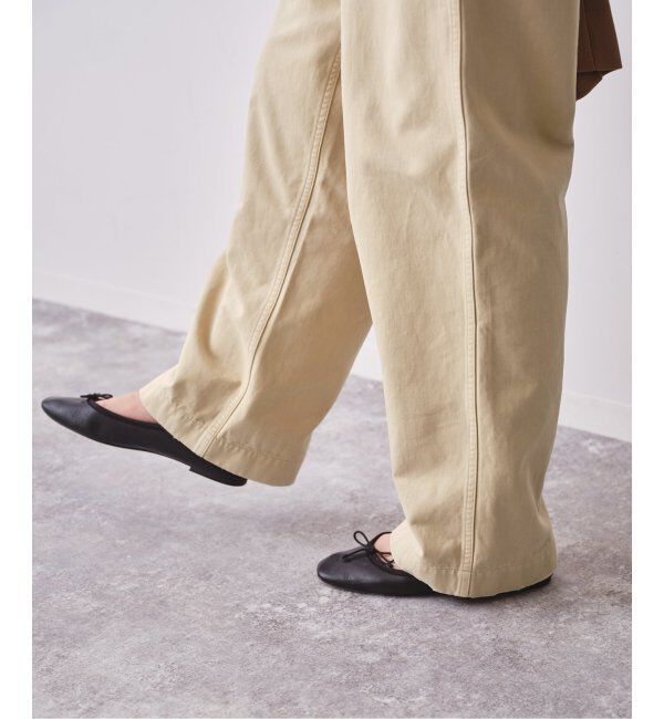 Spick and Span「Higuchi&times;S チノワイドパンツ」|チノ|