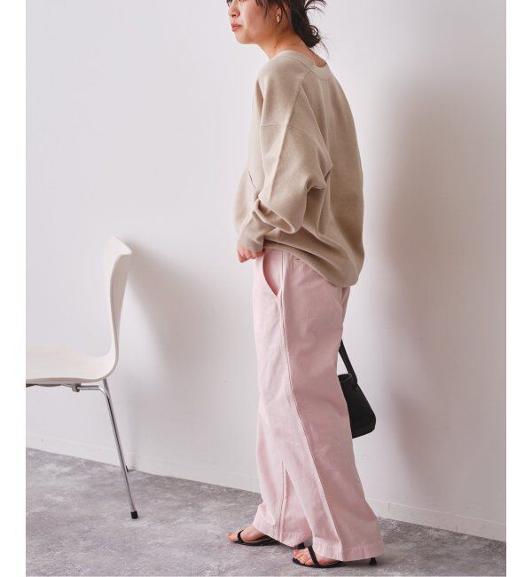 Spick and Span「Higuchi&times;S チノワイドパンツ」|チノ|