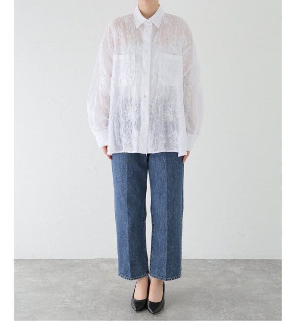 Spick and Span「シアーエンブロイダリーシャツ」|シャツ・ブラウス|