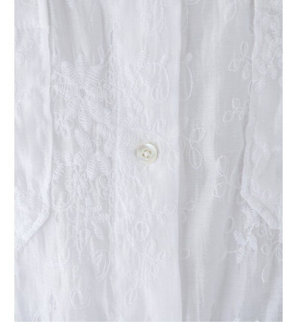 Spick and Span「シアーエンブロイダリーシャツ」|シャツ・ブラウス|