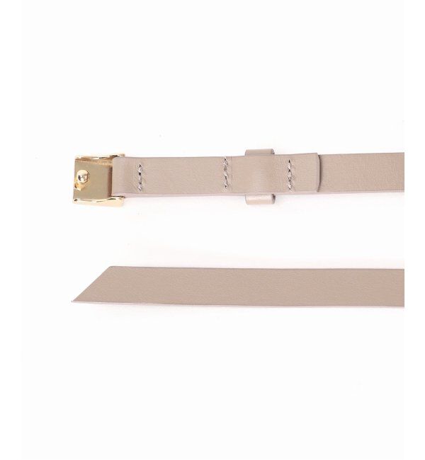 NOBLE「LEFIJE/レフィエ スクエアバックルベルト(1.4cm)」|ベルト|