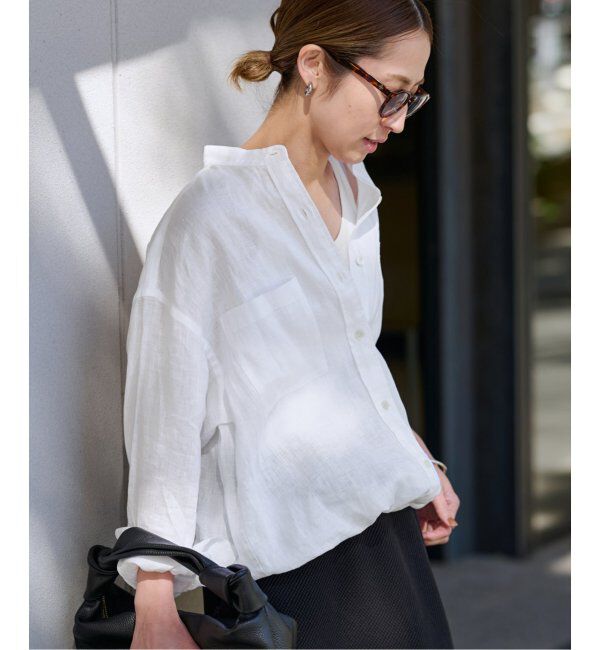FRAMeWORK「≪追加≫フレンチリネンドロストシャツ 2」|シャツ・ブラウス|