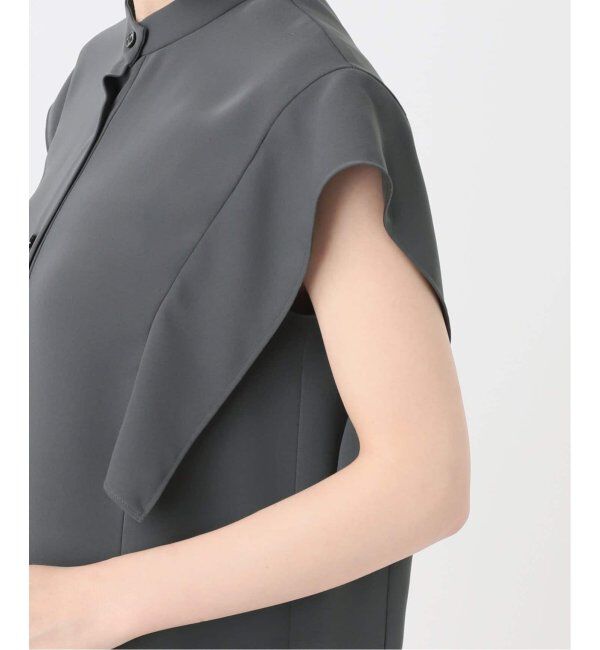 NOBLE「《WEB限定追加》スクエアースリーブフロントオープンブラウス」|シャツ・ブラウス|