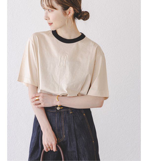 NOBLE「BY MALENE BIRGER/バイマレーネビルガー リンガーTEE」|Tシャツ・カットソー|