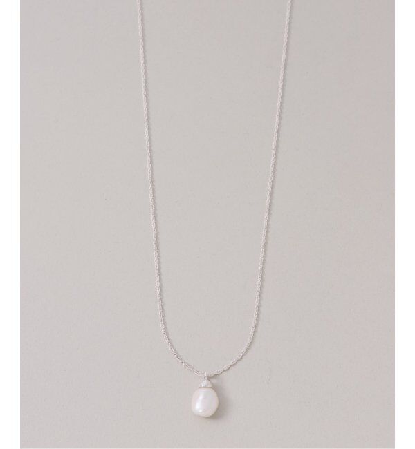 Spick and Span「《WEB限定》【SAMH by LILAS】 ケシパールネックレス SV」|ネックレス|