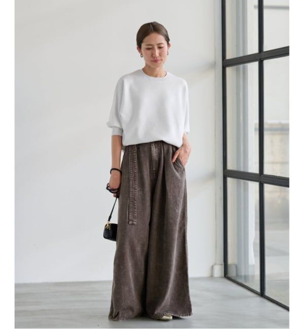 FRAMeWORK「≪WEB限定 / 追加≫ウォッシャブルスムースプルオーバー 3」|ニット・セーター|