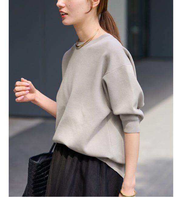 FRAMeWORK「≪WEB限定 / 追加≫ウォッシャブルスムースプルオーバー 3」|ニット・セーター|