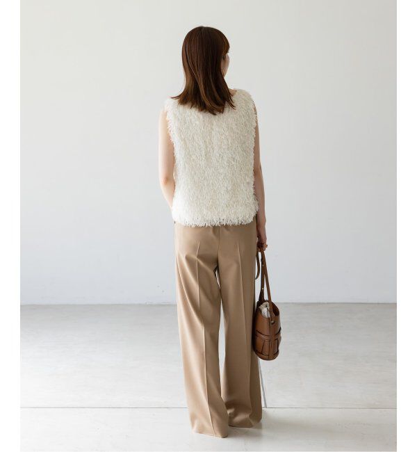 NOBLE「《追加》【洗える】フェザーヤーンタンクトッププルオーバー2」|シャツ・ブラウス|