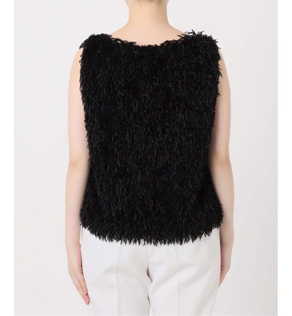 NOBLE「《追加》【洗える】フェザーヤーンタンクトッププルオーバー2」|シャツ・ブラウス|