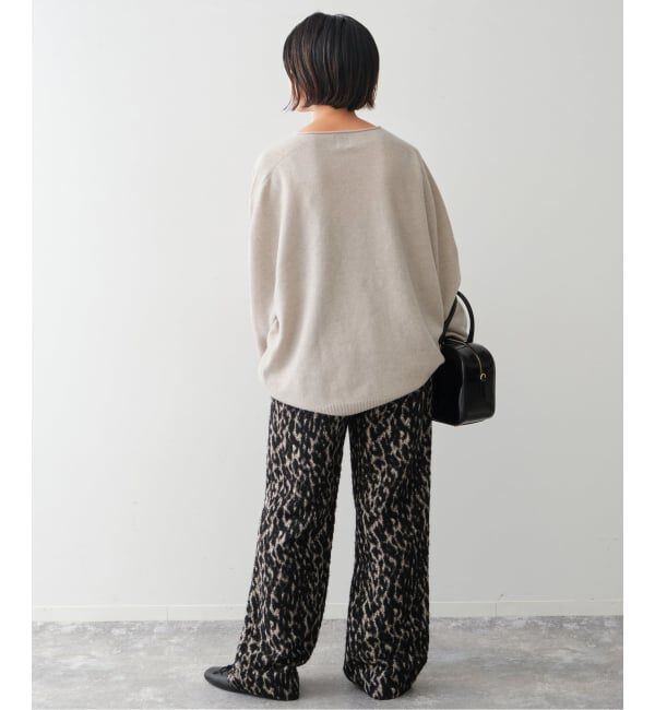 Spick and Span「《追加》CHESSルーズボートネックプルオーバー」|ニット・セーター|