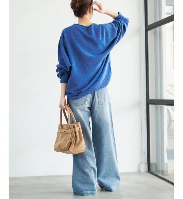 Spick and Span「《追加》CHESSルーズボートネックプルオーバー」|ニット・セーター|