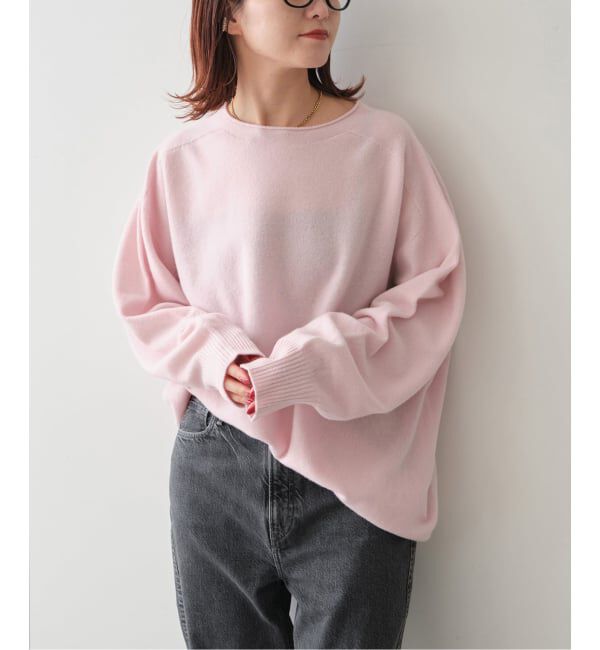 Spick and Span「《追加》CHESSルーズボートネックプルオーバー」|ニット・セーター|