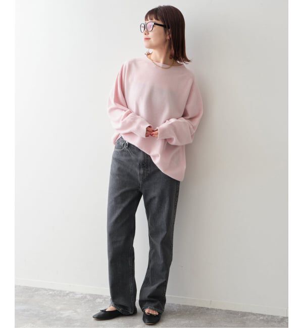 Spick and Span「《追加》CHESSルーズボートネックプルオーバー」|ニット・セーター|