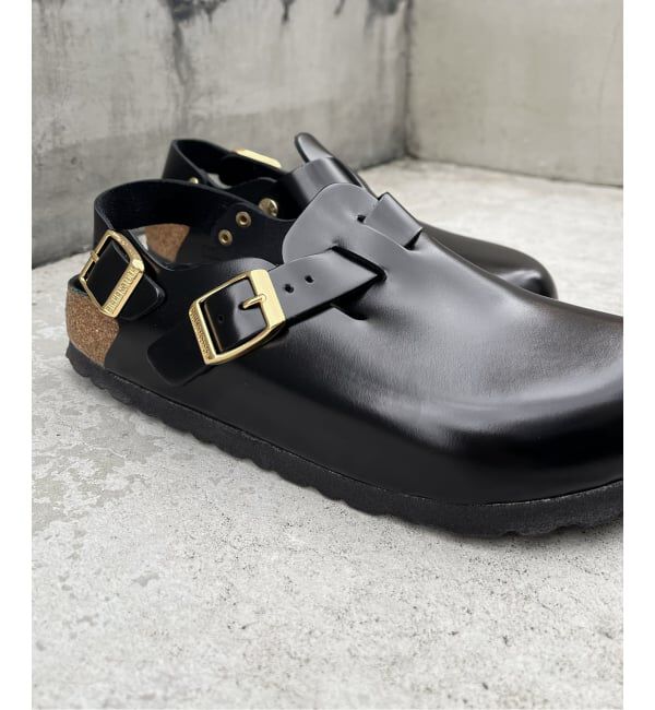 FRAMeWORK「BIRKENSTOCK/ビルケンシュトック Tokio LENA Amalfi Black HEX」|スリッポン|ブラック